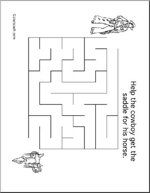 Maze: Cowboy 1 (easier)