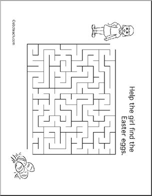 Maze: Easter 3 (hard)