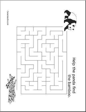 Maze: Panda (easy)