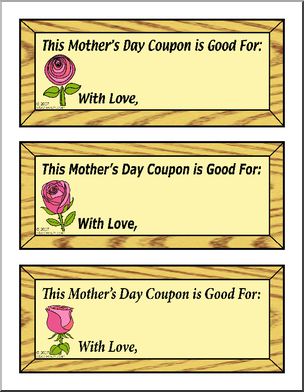 Gift: Mother’s Day Coupons (color)