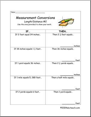 Length/Distance #2 Measurement Conversions