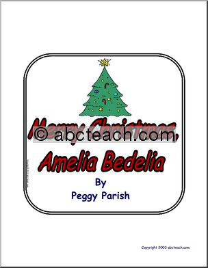 Merry Christmas, Amelia Bedelia Book Title Sign