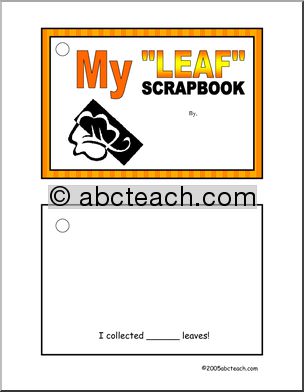 Fall Minibook: Leaf Scrapbook (primary)