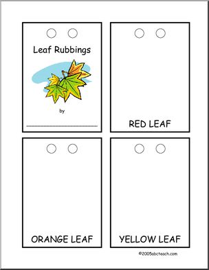 Booklet: Fall Leaf Rubbings (primary)