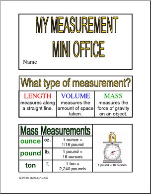 Measure Mass and Volume â€“ U.S. (color) Mini Office