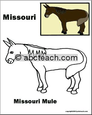 Missouri: State Animal – Mule