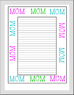 Border Paper: Mom (Primary)