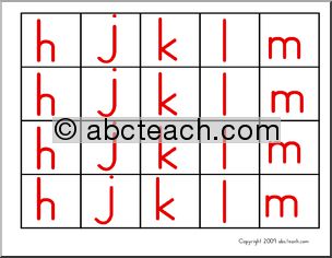 Movable Alphabet (for Montessori) – ZB-Style Font – alternate