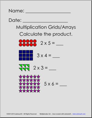 Grids and Arrays Set (elem) Multiplication