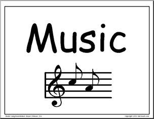 Large Sign: Music
