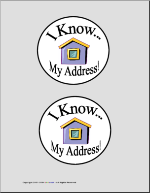 Badge: I Know … My Address