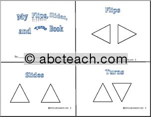 Flips, Slides, and Turns Book Math