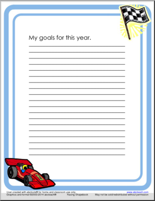 Writing Prompt: My Goals This Year (grades 4-5)
