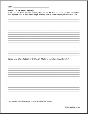 March - Writing Prompts - Journal Writing - Printable Worksheets