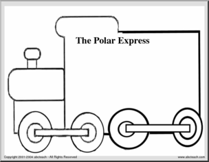 Polar Express (elementary) Shapebook