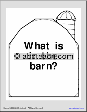 Shapebook: Barn (Primary)