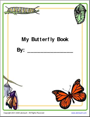 Booklet/Border Paper Butterfly (Elementary)