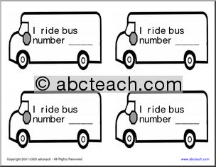 Shapebook: Schoolbus