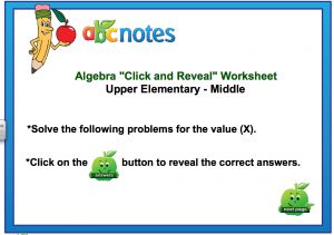 Interactive: Notebook: Algebra–Unknown Equations #4