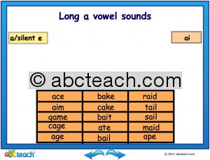 Interactive: Notebook: Language Arts: Long Vowel Sounds (elem/upper elem)