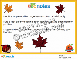 Interactive: Notebook: Build a Leaf Pile – addition