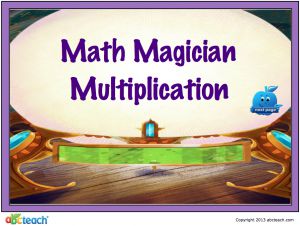 Interactive: Notebook: Math Magician – Multiplication 2 (1-10)