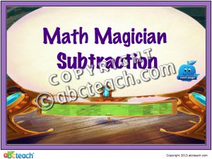 Interactive: Notebook: Math Magician – Subtraction (1-10)