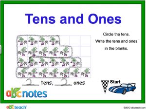 Interactive: Notebook: Math – Tens and Ones
