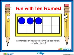Interactive: Notebook: Math – Ten Frames (PreK-1)