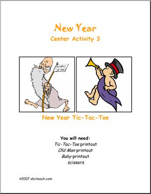 New Year’s – Tic Tac Toe Learning Center
