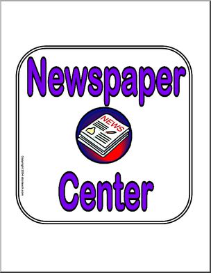 Sign: Newspaper Center