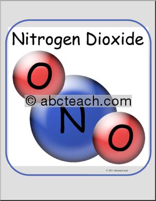 Poster: Nitrogen Dioxide (color) (small)