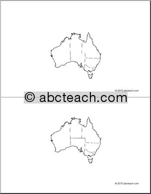 Nomenclature Cards: Australia (2) (b/w)