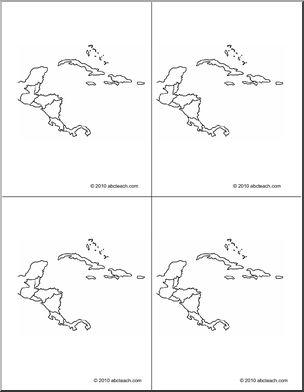 Nomenclature: Central America (b/w) (4)