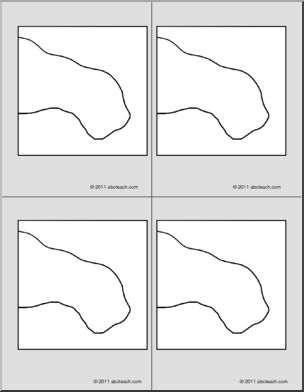 Nomenclature Cards: Land Forms & Water Forms (4)