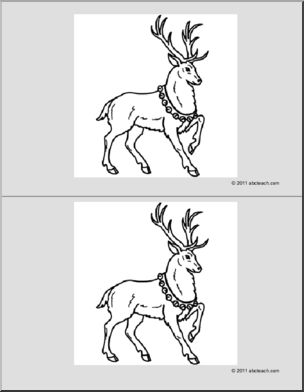 Nomenclature Cards: Reindeer (2)