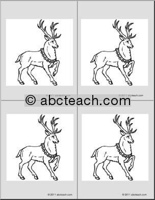 Nomenclature Cards: Reindeer (4)