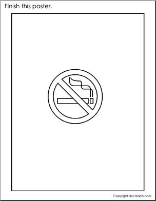 Project: NO SMOKING Poster