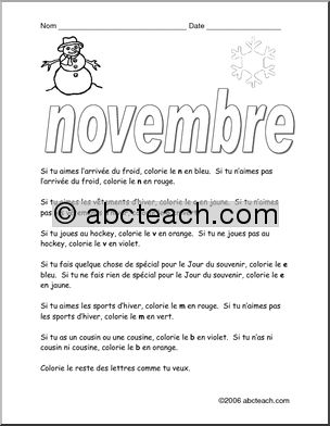 French: Glyphe–novembre