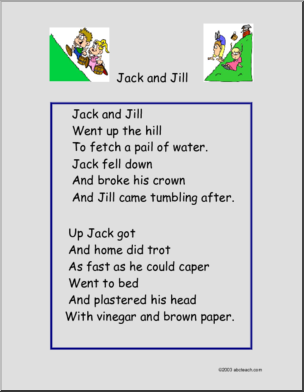 Jack and Jill Nursery Rhymes