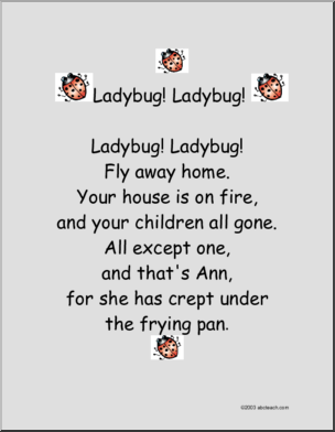 Ladybug, Ladybug Nursery Rhymes