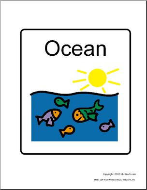 Sign: Ocean