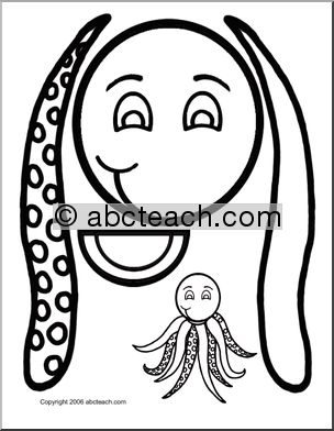 Paper Bag Puppet: Animals – Octopus