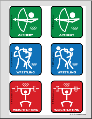 Memory Game: Olympics Summer Events Cards