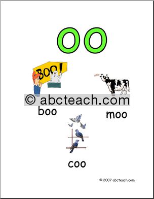 Word Family – OO Words Poster