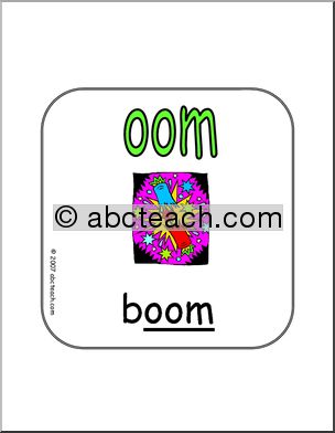 Word Family – OOM Words Sign