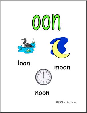 Word Family – OON Words Poster