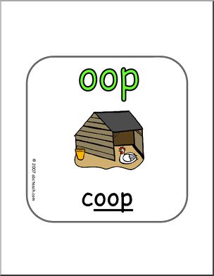 Word Family – OOP Words Sign