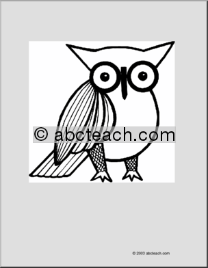 Coloring Page: Owl