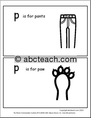 P Words’ ABC Booklet